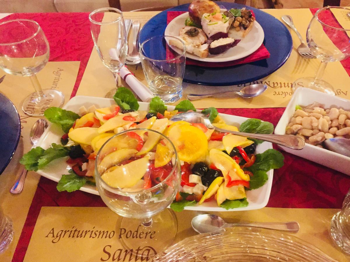 Agriturismo Santa Maria ปีเอนซา ภายนอก รูปภาพ